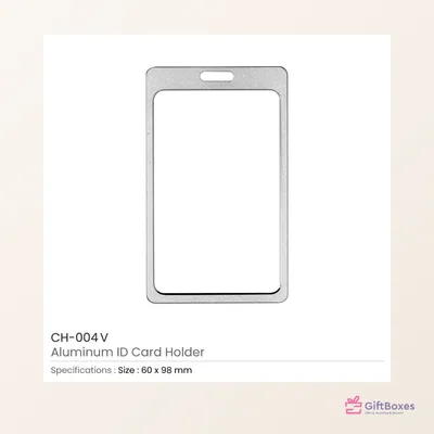 Aluminium ID Card Holder — branded corporate gift Dubai