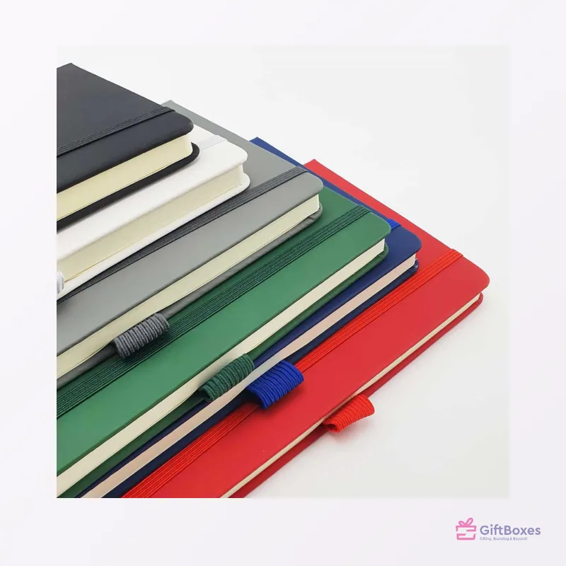 A5 PU Notebook with Pen Holder — branded corporate gift Dubai