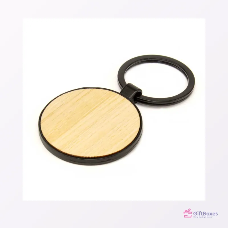 Bamboo Metal Keychain — branded corporate gift Dubai