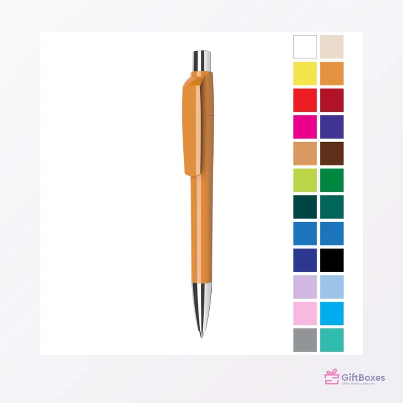 Coloured Plastic Promotional Pen — branded corporate gift Dubai