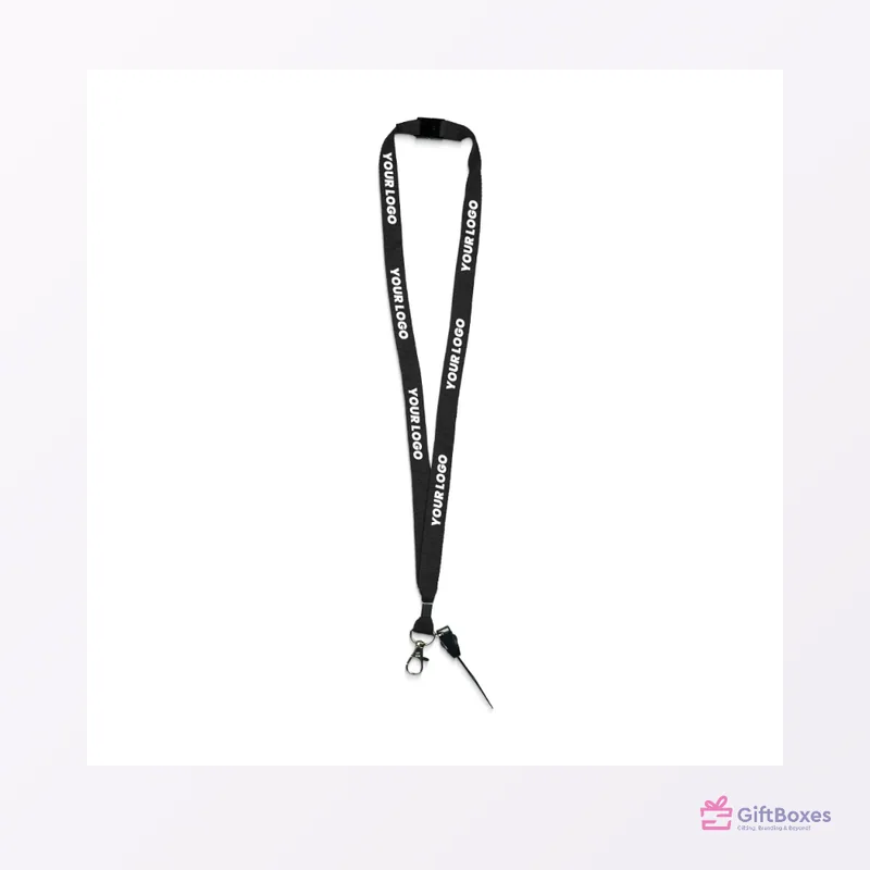 Custom Printed Lanyard, Safety Lock — branded corporate gift Dubai