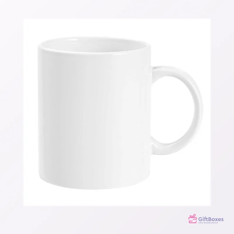 White Ceramic Printed Mug — branded corporate gift Dubai