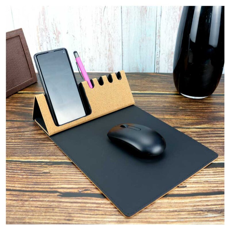 Fast Wireless Charging Mousepads 10W, Foldable Design