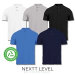 NEXTT LEVEL Recycled Polo T-Shirts