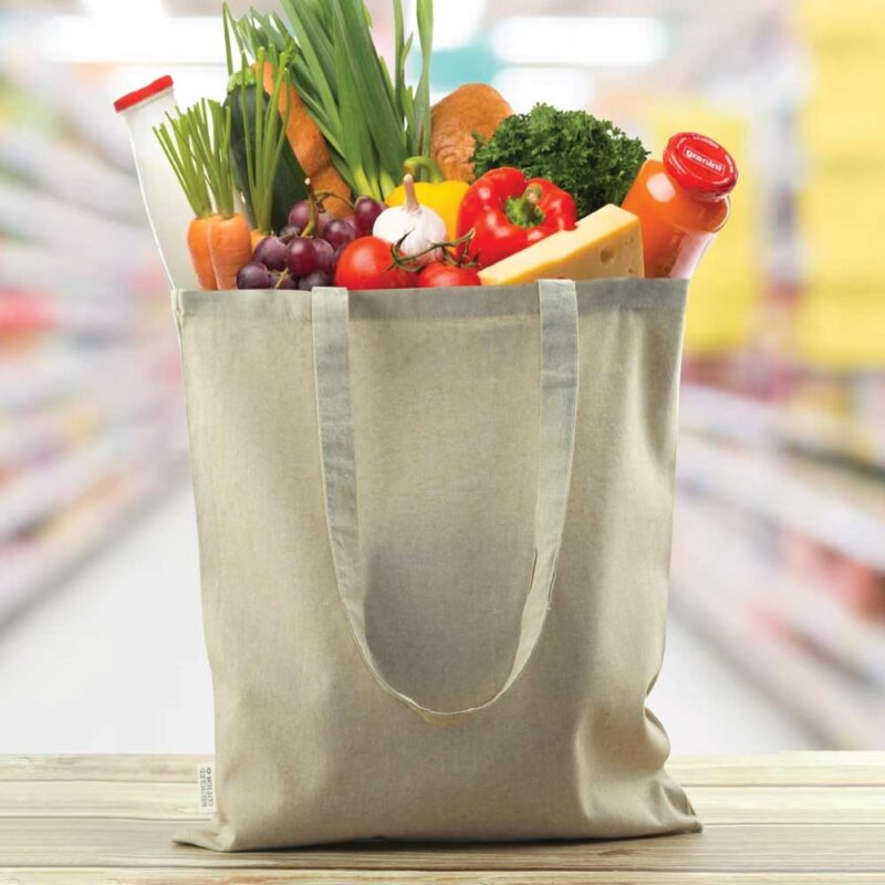 Cotton Shopping Bags with Long Handles