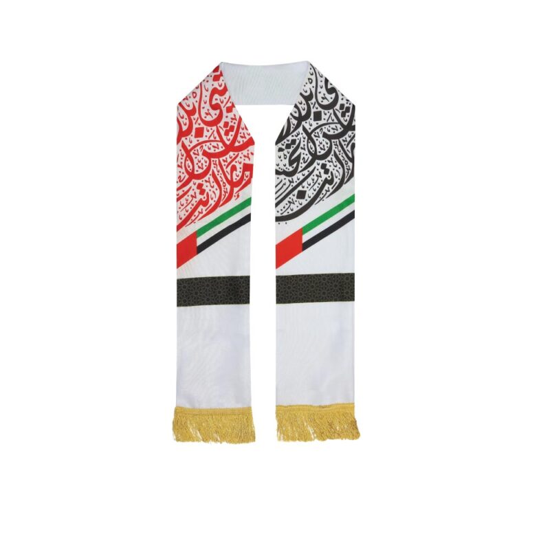 UAE Flag Polyester Scarf