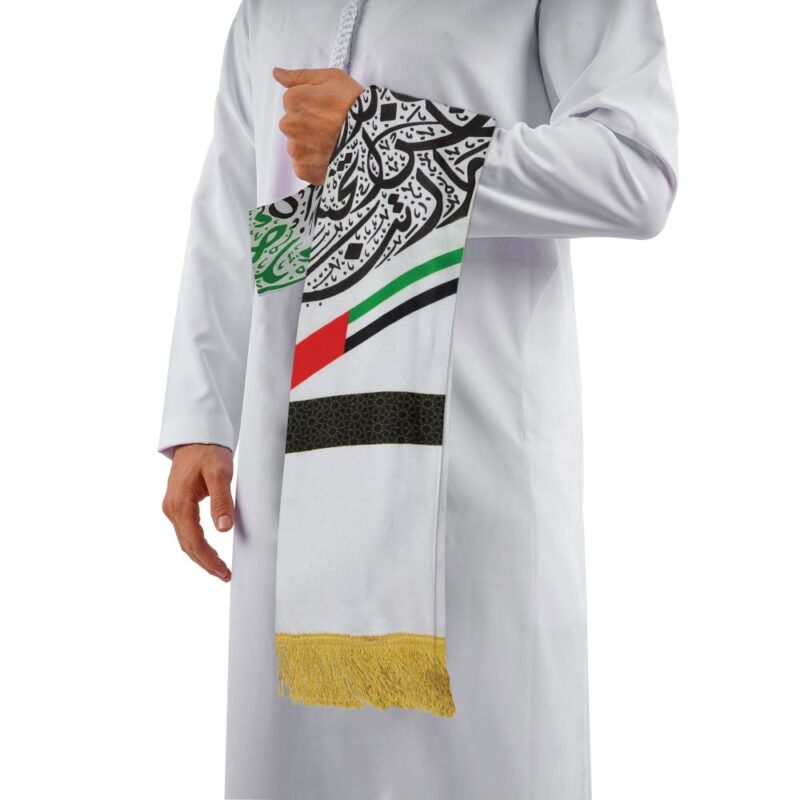 UAE Flag Polyester Scarf